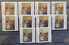 BRD 1985: 10 x Weihnachten - Geburt Christi 80+40 Pf  MiNr 1267 gestempelt