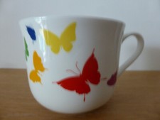 Tasse Kaffeetasse Teetasse bunte Schmetterlinge Porzellan Design by Top Line