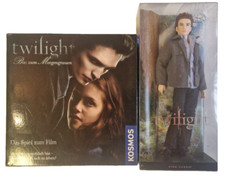 Twilight Pink Label Edward Puppe 2009 Mattel und Twilight Spiel von Kosmos