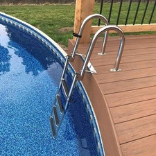 Badeleiter Edelstahl Klappbar