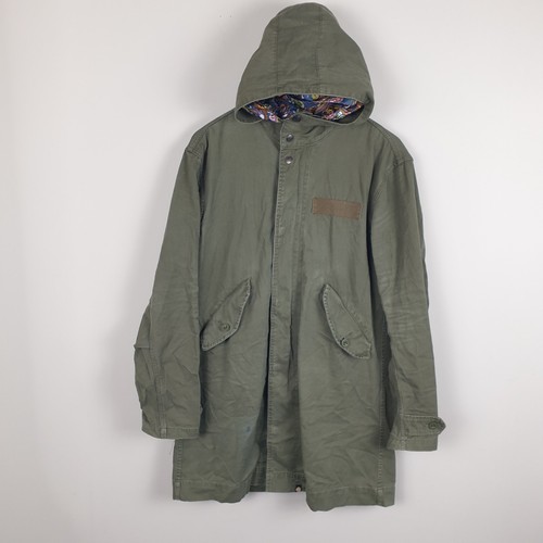 Pretty green parka jacke - green,