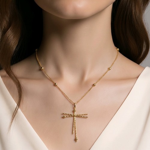 Collier damen gold gelb kt - collier, 14