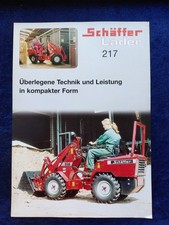 Schäffer Lader 217 Prospekt