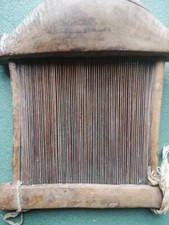 Afrikanischer WEBSTUHL, BAULE, Elfenbeinküste, Stammeskunst, Tribal Art