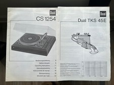 Dual 1254 turntable - cs, tks