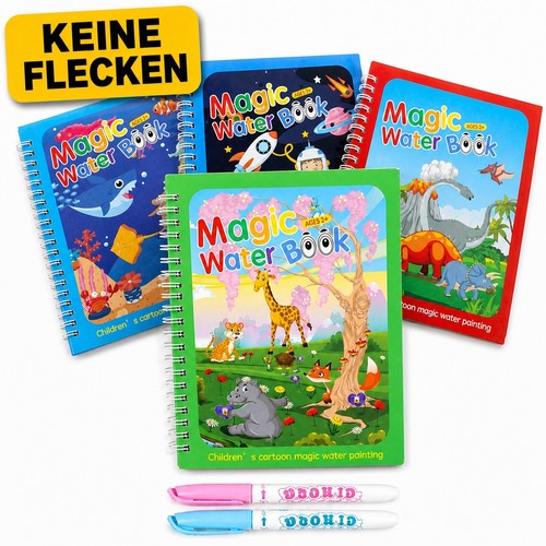 Wassermalbuch kinder set - wassermalbuch,