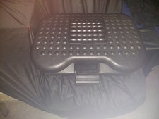 HUANUO Fußstütze mit Massage-Funktion, 3 Höhen Verstellbar & Winkeleinstellbar, 