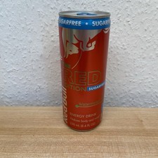 2024 Red Bull Red Edition Sugarfree USA Energy Drink Watermelon Can Dose Rare