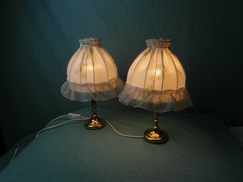 Paar tischlampe schäfer antik - tischlampe,