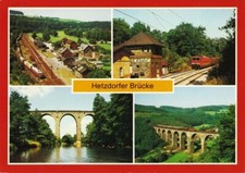 539-Ansichtskarte Hetzdorfer Brücke Falkenau Oederan Flöhatal Reichsbahn DDR