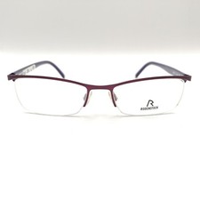 Original Rodenstock R 2284 D eckige Brille NEU 53/17 135 lila metallic halbrand 