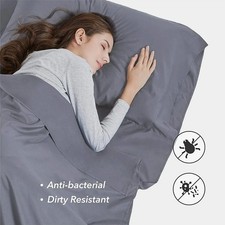 Hüttenschlafsack Schlafsack Inlett DE Sommerschlafsack, Innenschlafsack 220x90cm