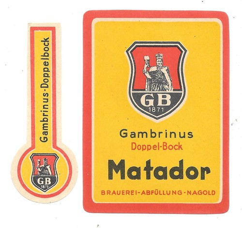 Bieretikett gambrinus brauerei - bieretikett, gambrinus-brauerei