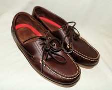 TRIBORD Leder Segelschuhe Deckschuhe SAILING 500 dunkelbraun 41