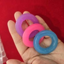 3pcs leuchtend dehnbares Silikon Penis ring Hoden Ring Ballstretcher für Männer