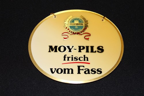Zapfhahnschild moy pils frisch - zapfhahnschild, moy-pils