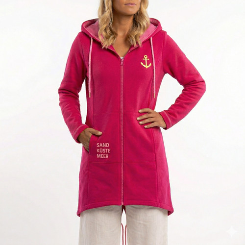 Zwillingsherz hoodiemantel - zwillingsherz,