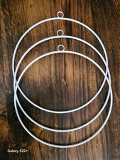 3 große Metallringe mit Öse