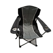 LET'S CAMP Campingstuhl Klappstuhl Faltbar Angelstuhl Getränkehaltern