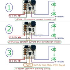 2/5/10PCS DC 5-27V Step-down