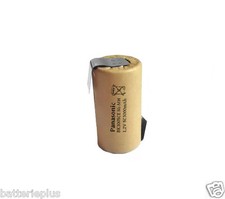 Akku Sub-C 3000 mAH NIMH 1,2V Panasonic Sub-C   mit  Z Lötfahnen 