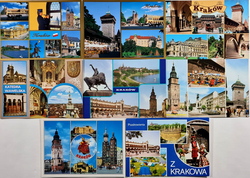 Postkarten lot krakow - lot, x