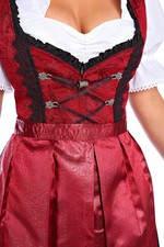 RESTBESTAND Exklusive Dirndl - Lukas Trachtenmode Midi 3 TLG Kleid + Halskette