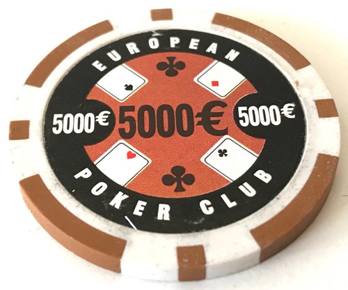 European poker club jetons - poker,