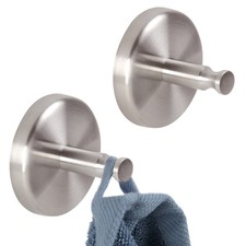 B-Ware bremermann Bad-Serie PIAZZA - Handtuchhaken 2er Set, Edelstahl matt