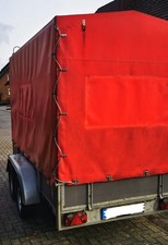 PKW Anhänger, Tandem Pkw Anhänger, Doppelachser mit Plane/Spriege