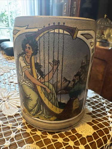Antiker bierkrug loreley mit - antiker,
