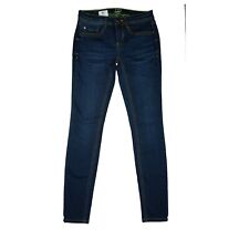 Street One York Damen Stretch Jeans Hose low Skinny Slim Leg XXS 32 W25 L32 blau