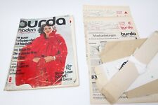 Vintage Burda Modeheft Ausgabe 9 - September 1976 mit Anleitung + Schnittmustern