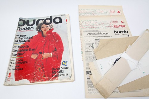 Vintage burda modeheft ausgabe - burda,