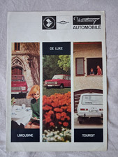 Prospekt brochure wartburg - prospekt, /