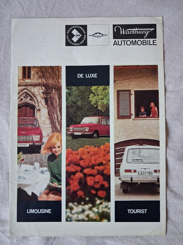 Prospekt brochure wartburg - prospekt,