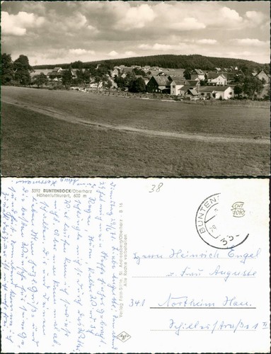 Ansichtskarte buntenbock - ansichtskarte,