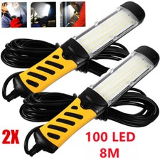 2Stk LED Stablampe für KFZ Arbeitsleuchte Werkstattlampe Handlampe mit Magnet