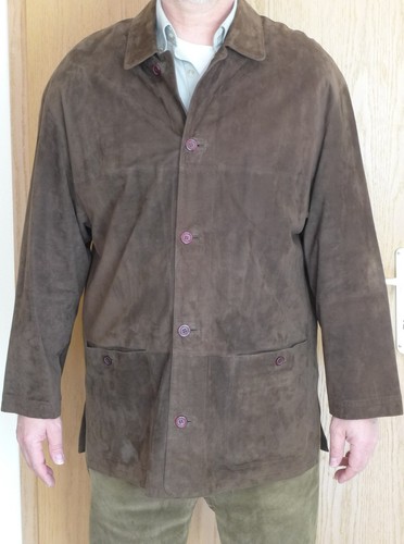 Lederhemd wildleder braun - lederhemd,