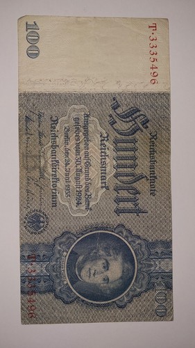 100 reichsmark 24 - 100, 1935
