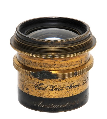 Early zeiss jena brass lens - zeiss,