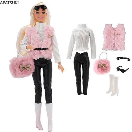 Rosa pelzmantel für - rosa,
