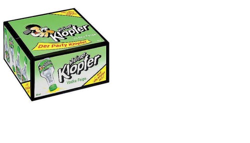 Fläschen klopfer wodka - 75,