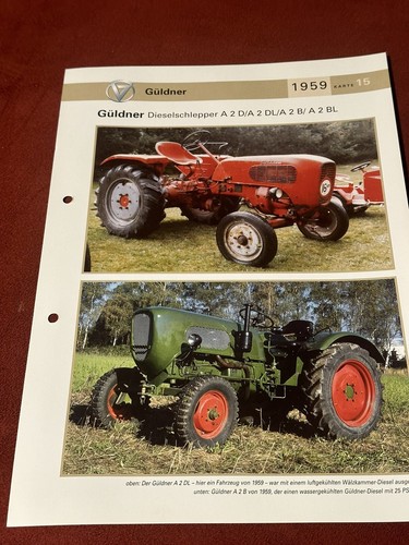 Güldner traktor schlepper - güldner,
