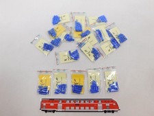 200x Modellbahn-Muffe blau