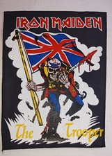 Iron Maiden The Trooper Unbenutzt Backpatch Siebdruck Vintage Kutte