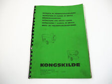 Kongskilde T TA ITA 20 40 65 80 Heizgerät Öl Bedienungsanleitung Ersatzteillis