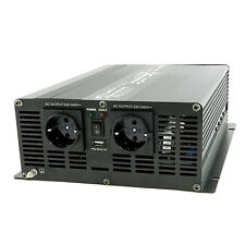 Wechselrichter 12V 24V zu 230V 300W-5000W NM Mod. Sinus Solar PV KFZ USB 0% MwSt