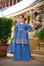 SALWAR KAMEEZ INDISCHE HOCHZEIT PAKISTANISCHE PARTYKLEIDUNG BOLLYWOOD KLEID...