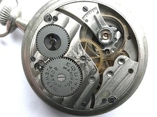 - antike  "EQUITY"  TASCHENUHR - BOSTON /U.S.A.  - ANCRE-Uhrwerk - 7 RUBIS  -